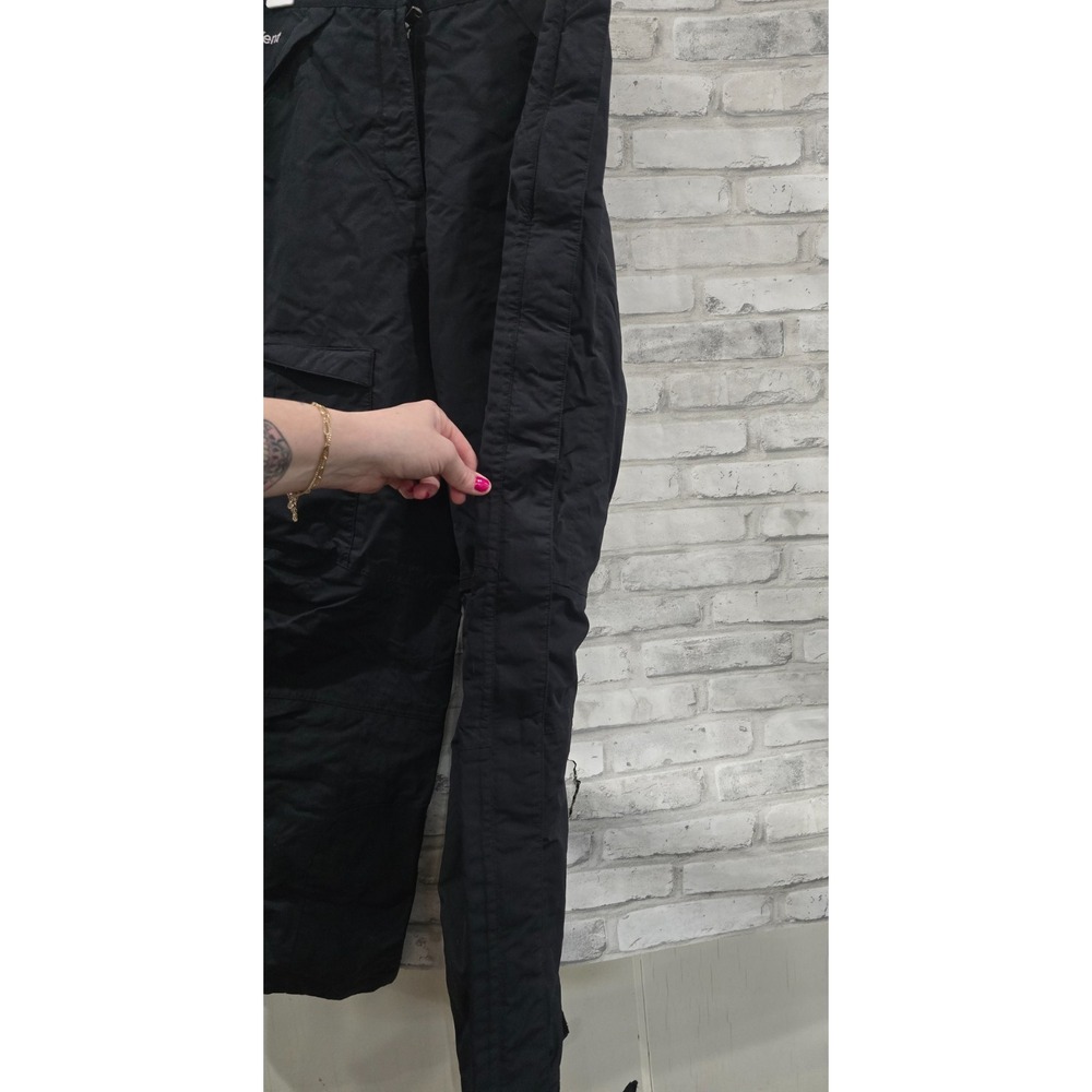 The North Face HyVent Women M Ski Snow‎ Board Pants Suspenders Black - Picture 15 of 16
